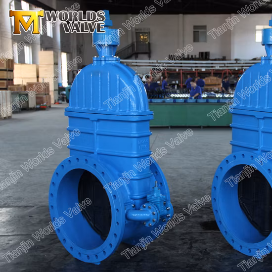 BS5163 Awwa C515 C509 DIN3202 F4 F5 Wras Acs Marcação Ggg40/50 Ferro Fundido Dúctil Não